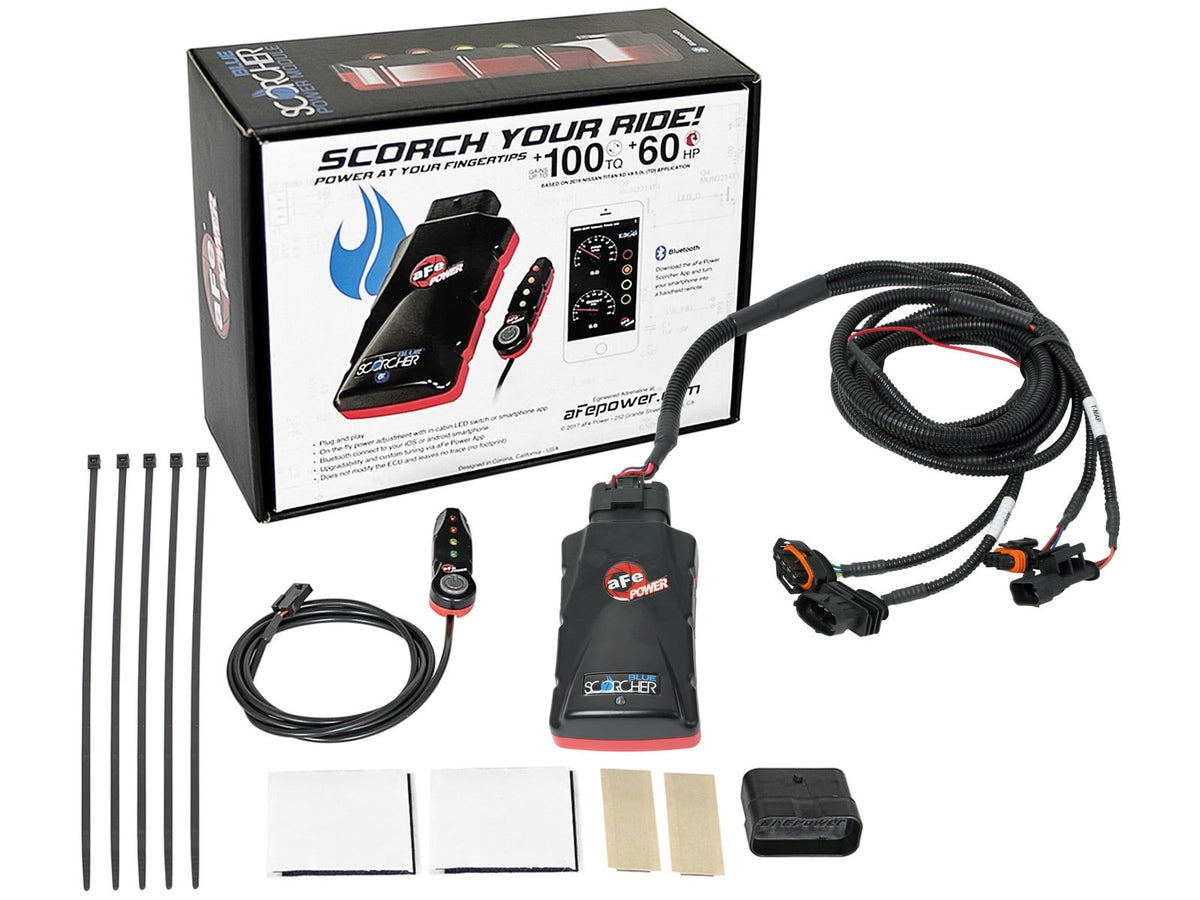 aFe Scorcher Blue Module 15-21 Ford Mustang Ecoboost L4-2.3L (t) - 77-83021