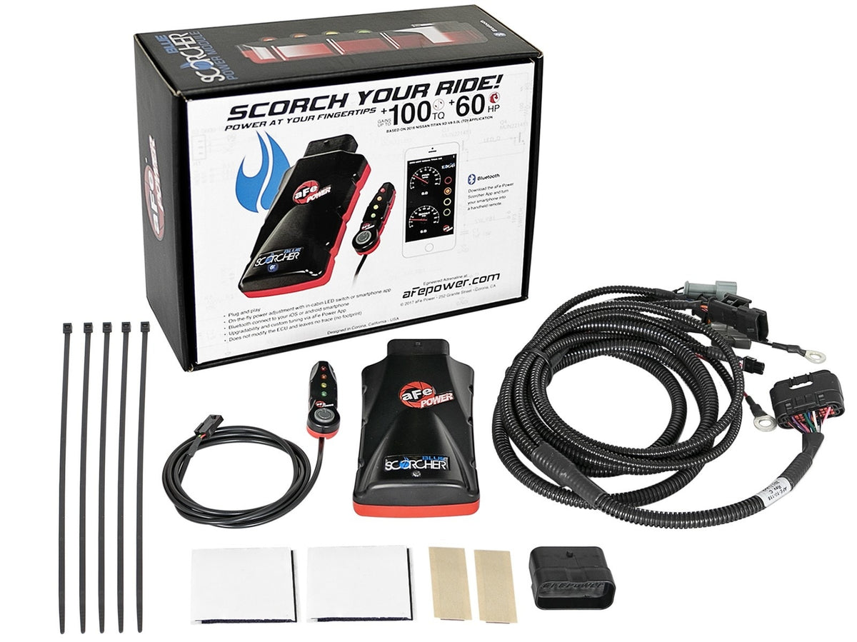 aFe Power 20-21 Gladiator/Wrangler/RAM 1500 3.0L EcoDiesel Scorcher Blue Bluetooth Power Module - 77-86207