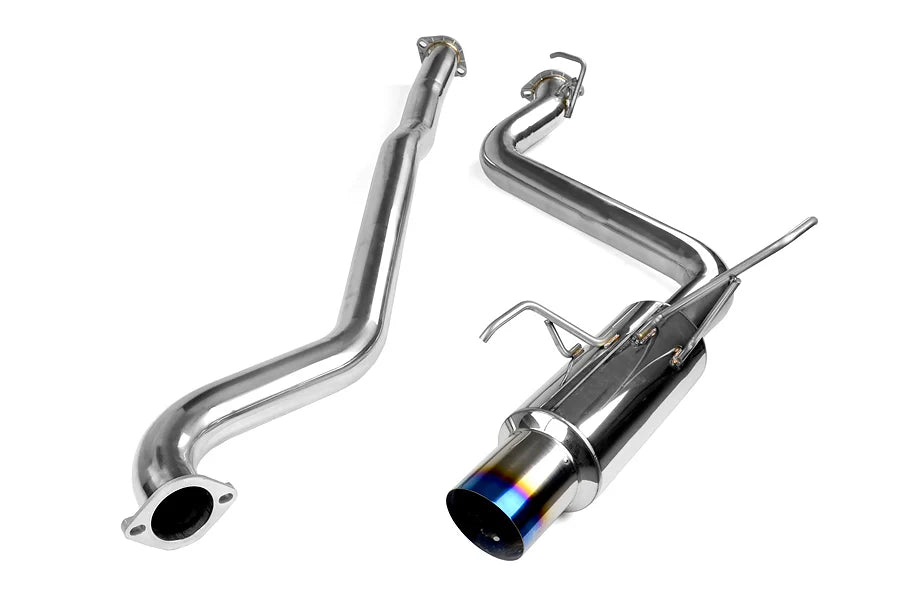 Invidia 08-09 WRX Sedan 76mm (101mm tip) RACING Titanium Tip Cat-back Exhaust - HS08SW4GST