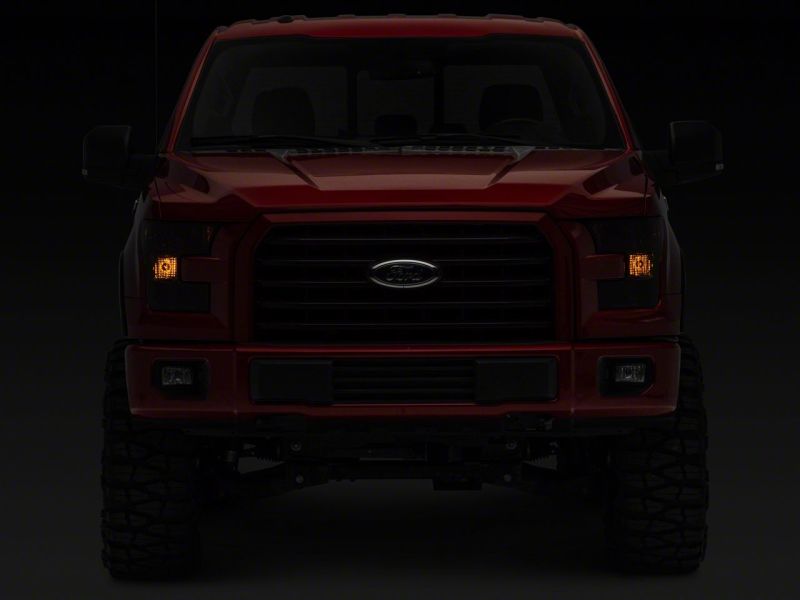 Raxiom 15-17 Ford F-150 Axial OEM Style Rep Headlights- Chrome Housing- Smoked Lens - T551346