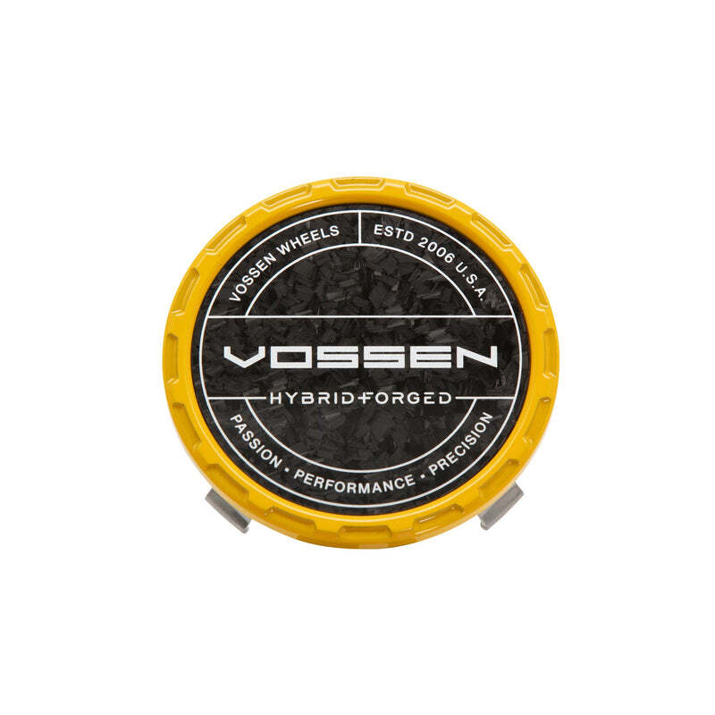 Vossen HF Carbon Billet Sport Cap 2.0 - Small (VHF) - Yellow - Forged (Gloss) - CAPBSC2-SM-HF-YL-F