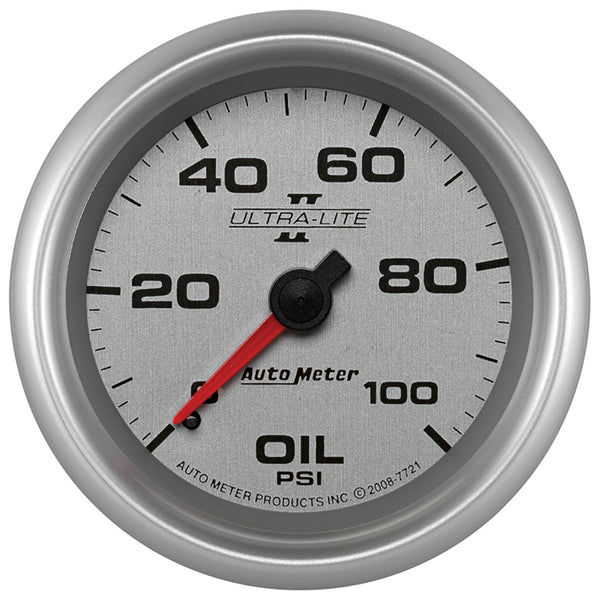 Autometer Ultra-Lite II 2 5/8in 100psi Mechanical Oil Temp Gauge - 7721