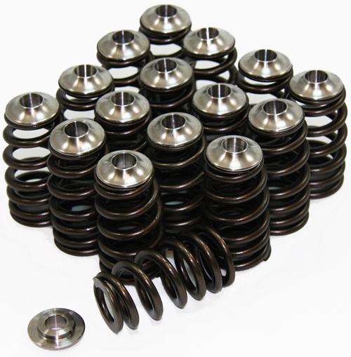 GSC P-D Mitsubishi Evolution 1-9 4G63 Beehive Valve Springs & Ti Retainer Kit - 5040 for 1990-1999 Mitsubishi Eclipse - angle