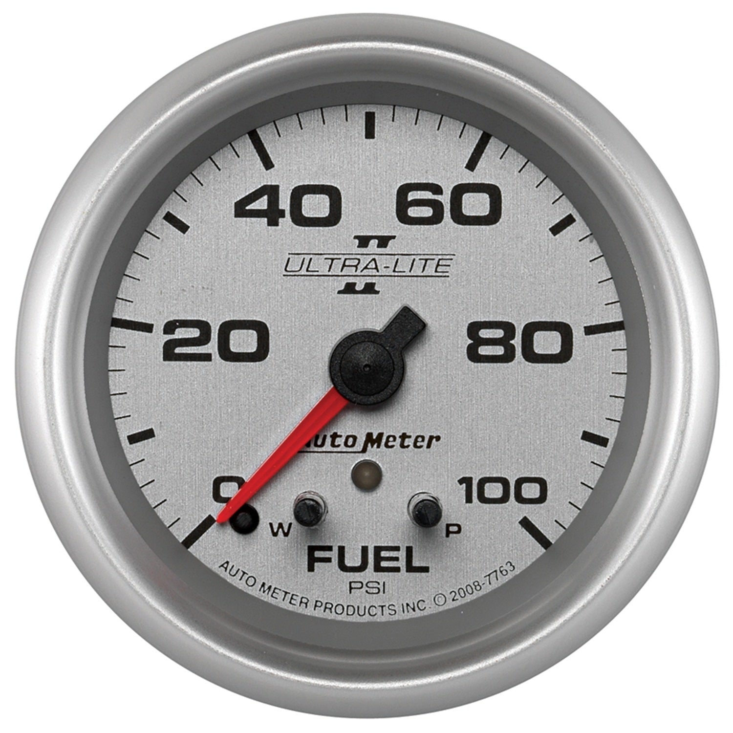 Autometer Ultra-Lite II 2 5/8in 0-100 PSI Full Sweep Electronic Fuel Pressure Gauge - 7763