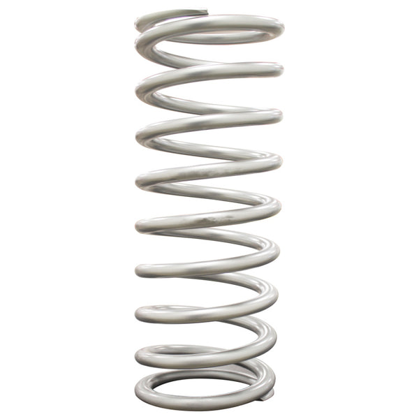 QA1 2-1/2in ID High Travel Spring - 12in Length x 300lbs/in - Silver Powder Coated - 12HT300 by QA1 - front view