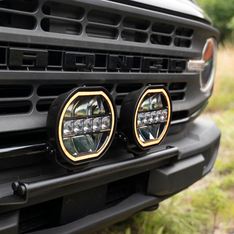 Borne Off-Road Light (Kit of 2) 7in Round - BNLT-RD7-2