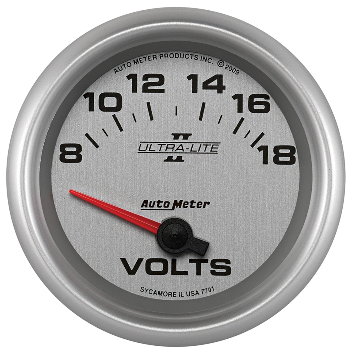 Autometer Ultra-Lite II 2-5/8in 18V Electric Voltmeter Gauge - 7791