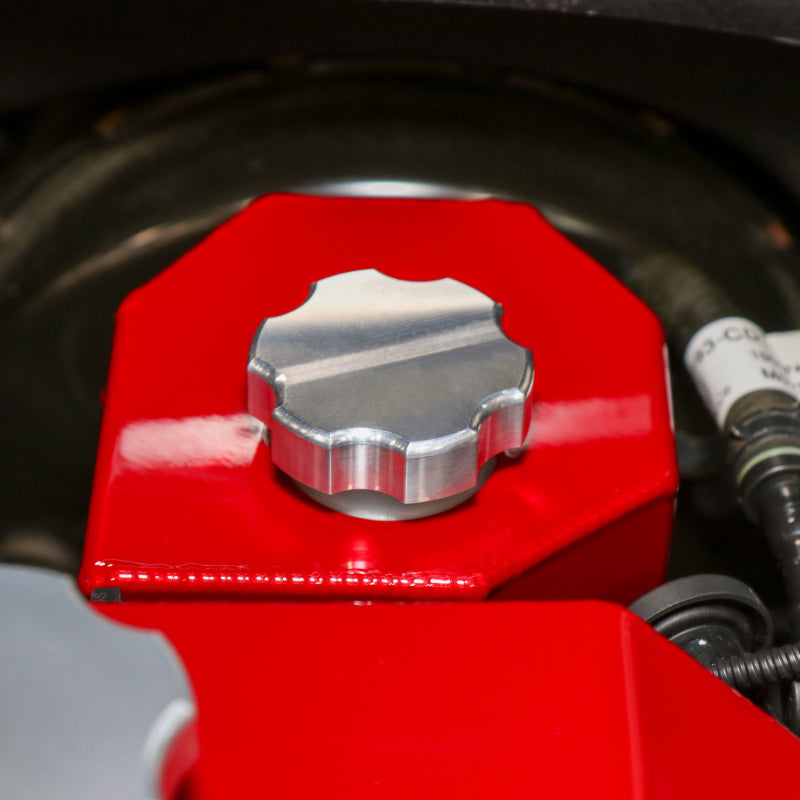 Wehrli 17-25 Ford Super Duty 6.7L Power Stroke Billet Brake Reservoir Cap - Clear Anodized - WCF100220
