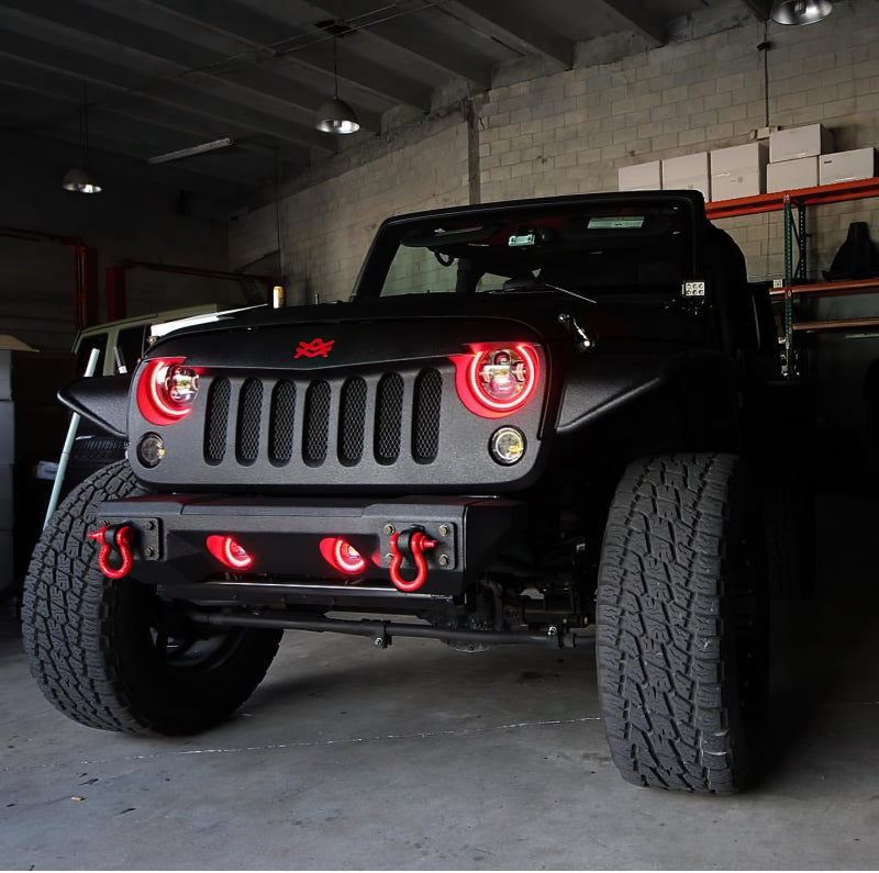 Oracle 7in High Powered LED Headlights - Black Bezel - Dynamic - Dynamic SEE WARRANTY - 5769-332