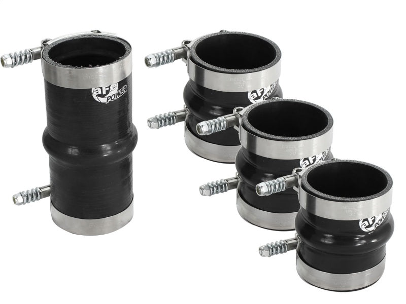 aFe BladeRunner Intercooler Couplings &amp; Clamps Kit Replacement 03-07 Dodge Diesel Trucks L6-5.9L(td) - 46-20010