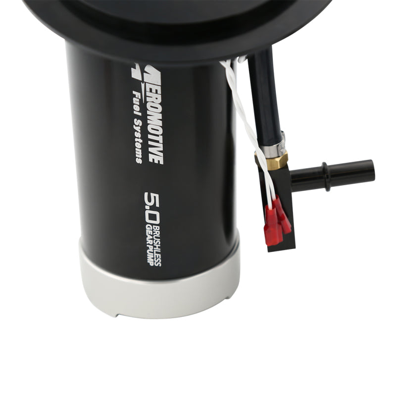 Aeromotive 11-17 Mustang S197/S550 Brushless 5.0 GPM Gear Pump 18-20 GT/Ecoboost - 19108