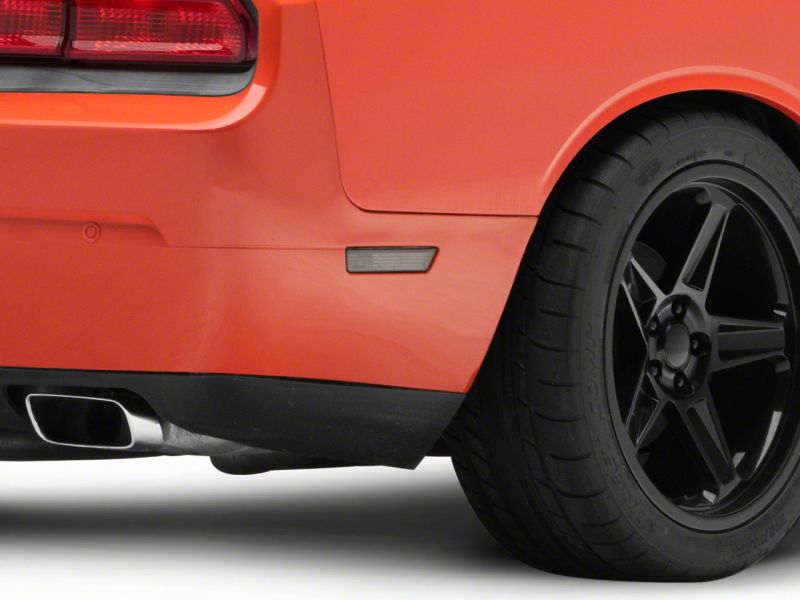 Raxiom 08-14 Dodge Challenger Axial Series Side Marker Lamps- Smoked - CH17670
