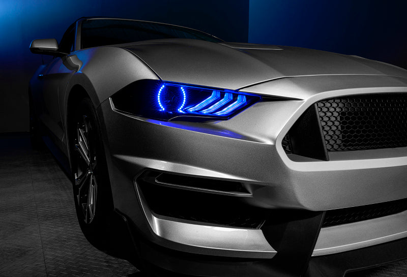 Oracle 18-21 Ford Mustang Dynamic DRL w/ Halo Kit & Sequential Turn Signal - ColorSHIFT SEE WARRANTY - 1446-332