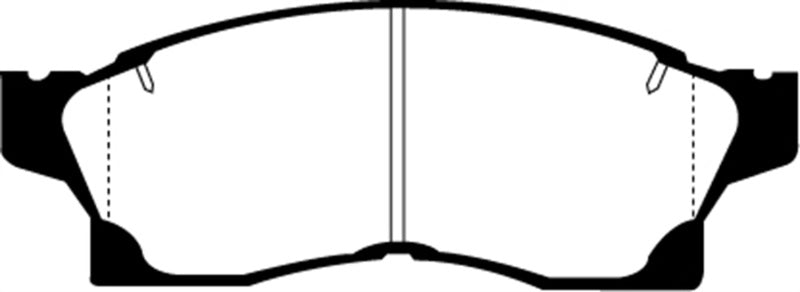 EBC 91-92 Toyota MR2 2.0 Turbo Redstuff Front Brake Pads - DP3936C