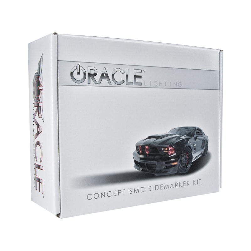 Oracle 10-14 Ford Mustang Concept Sidemarker Set - Tinted - No Paint SEE WARRANTY - 9700-020