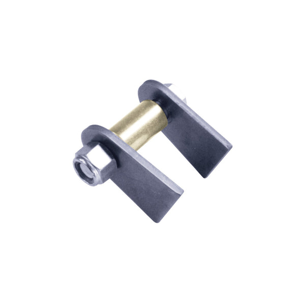 QA1 Mounting Tab - Large - Boxed Tubing - 1/2in Hole - TB102GBK by QA1 - front view