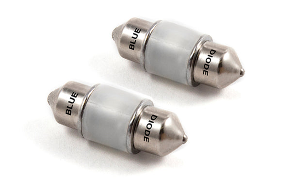 Diode Dynamics 29mm HP6 LED Bulb - Blue (Pair) - DD0289P for 1998-2026 Nissan Frontier - front view