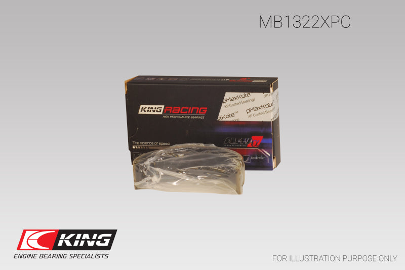 King Vw V8/V10 R8/RS6/Huracan (Size 0.25) pMaxKote Coated Main Bearing Set - MB1322XPC0.25