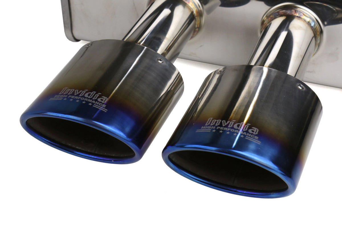 Invidia 13+ Ford Focus ST Q300 Oval Titanium Tip Cat-back Exhaust - HS13FFSQ32OT