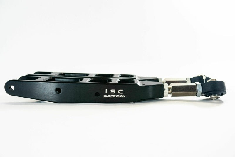 ISC Suspension 08-21 Subaru Impreza V3 Rear Adjustable Control Arms - Stealth Series Black - S012CA-V3BL