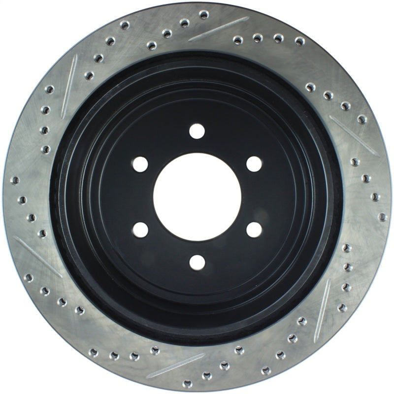 StopTech 04-09 Ford F150 / 06-08 Lincoln Mark LT Rear Left Slotted &amp; Drilled Rotor - 127.65102L