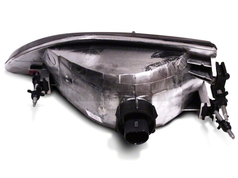 Raxiom 94-98 Ford Mustang Axial Series Cobra Style Headlights- Chrome Housing (Clear Lens) - 49049