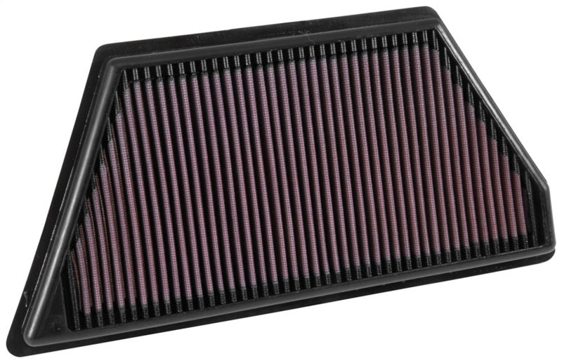 K&N 16-17 Cadillac CT6 V6-3.6L F/l Drop In Air Filter - 33-5055 for 2016-2020 Cadillac CT6 - front view