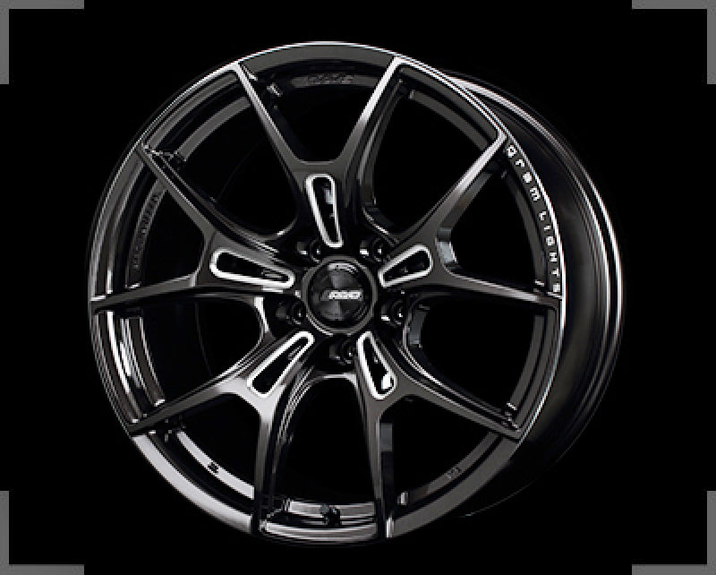 Gram Lights 57FXZ 20x9.5 +35 5-120 Super Dark Gunmetal & Machining Rim Edge DC Wheel - WGFZAX35WH8F by Gram Lights
