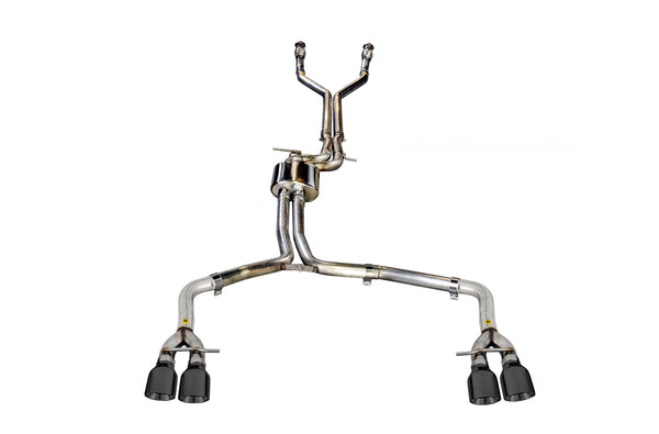 AWE Tuning Audi C7 / C7.5 S7 4.0T Track Edition Exhaust - Diamond Black Tips - 3020-43052