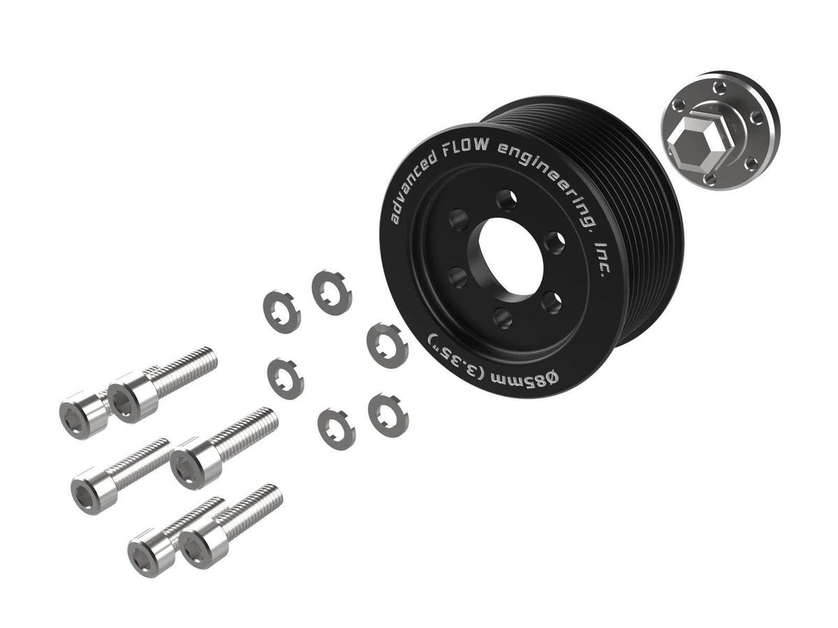 aFe 15-23 Dodge Challenger / 15-23 Dodge Charger SRT Hellcat 3.35in Supercharger Power Pulley Kit - 79-10005