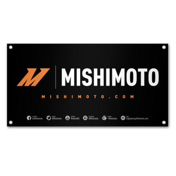 Mishimoto Promotional Medium Vinyl Banner 33.75x65 inches - MMPROMO-BANNER-15MD by Mishimoto - front view