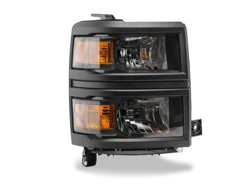 Raxiom 14-15 Chevrolet Silverado 1500 OE Style Headlights/ Black Trim- Black - Clear Lens - S169260 - close-up view 6