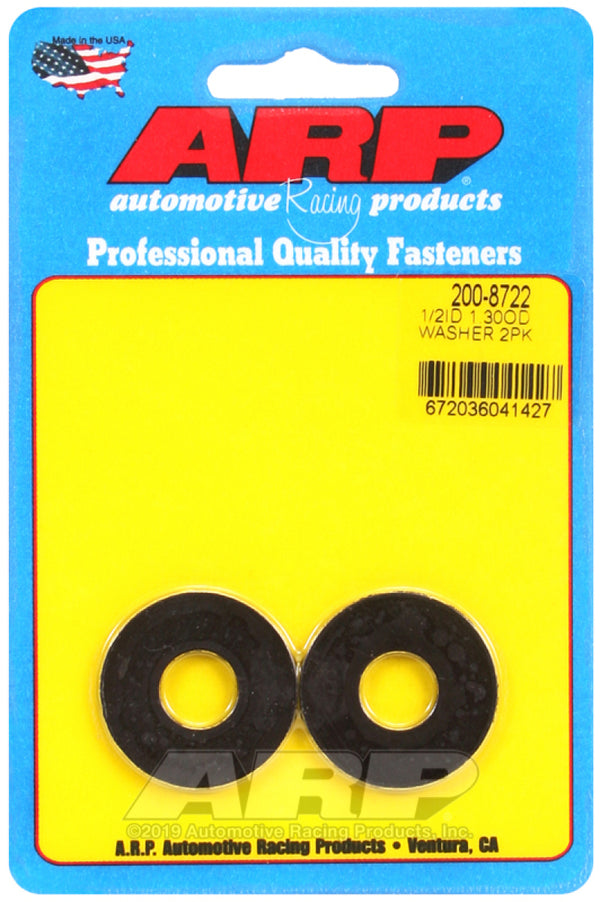 ARP 1/2 ID 1.30 OD Black Oxide Washer Kit (2 Pieces) - 200-8722 by ARP