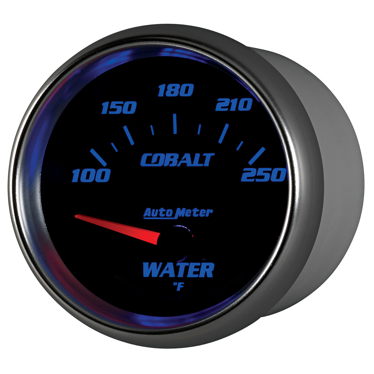 Autometer Cobalt 66mm 100-250 Degree F Electric Water Temperature Gauge - 7937