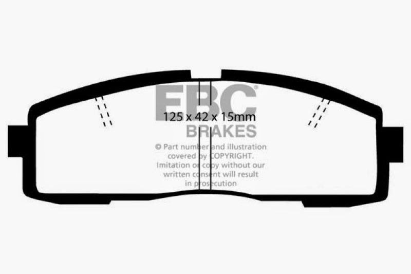 EBC 86-92 Toyota Supra 2.8 Ultimax2 Rear Brake Pads - UD337