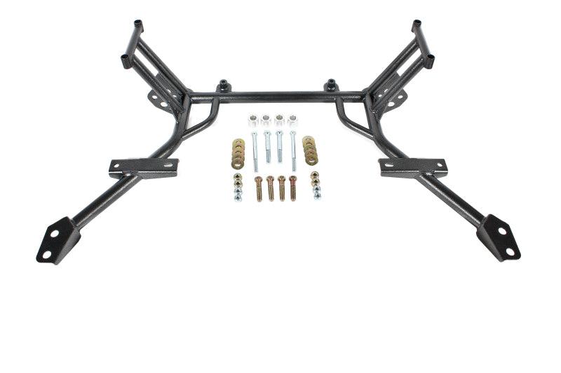 BMR 05-10 S197 Mustang K-Member w/ No Motor Mounts and STD. Rack Mounts - Black Hammertone - KM009H