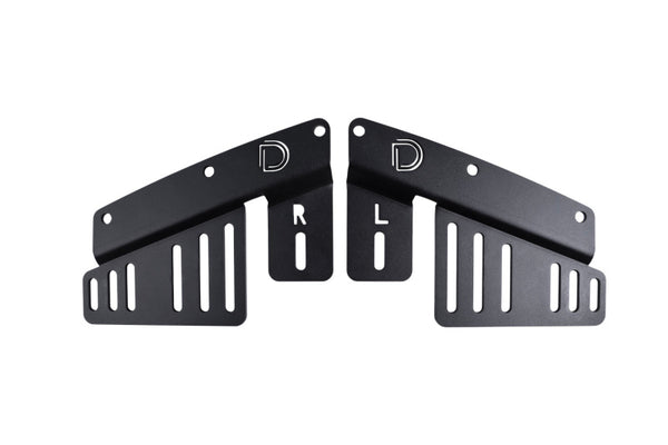 Diode Dynamics 2021 Ford Bronco Fog Pocket Bracket Kit (Pair) - DD7177 for 2021-2026 Ford Bronco - front view