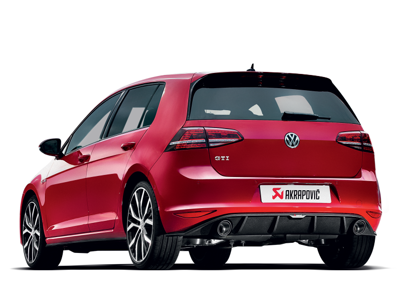 Akrapovic 13-17 Volkswagen Golf GTI (VII) Evolution Line w/ Cat (Titanium) w/ Carbon Tips - S-VW/T/1