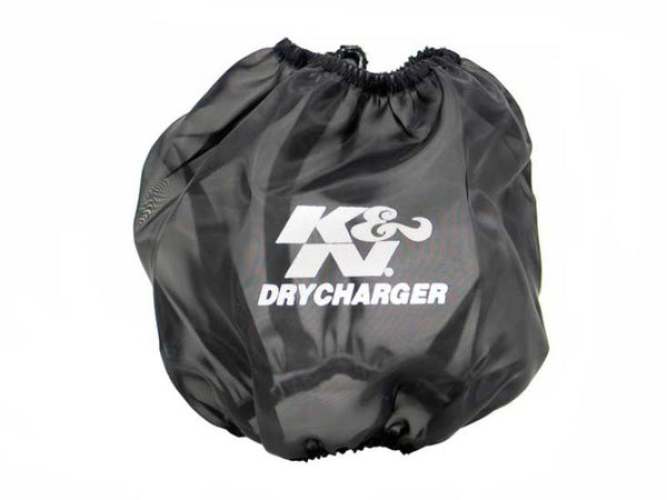 K&N Universal DryCharger Air Filter Wrap - Black - RF-1024DK by K&N Engineering - front view