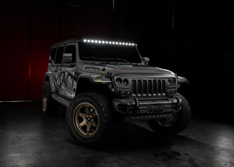 Oracle Jeep Wrangler JL/Gladiator JT Integrated Windhsiled LED Light Bar System - 5917-023