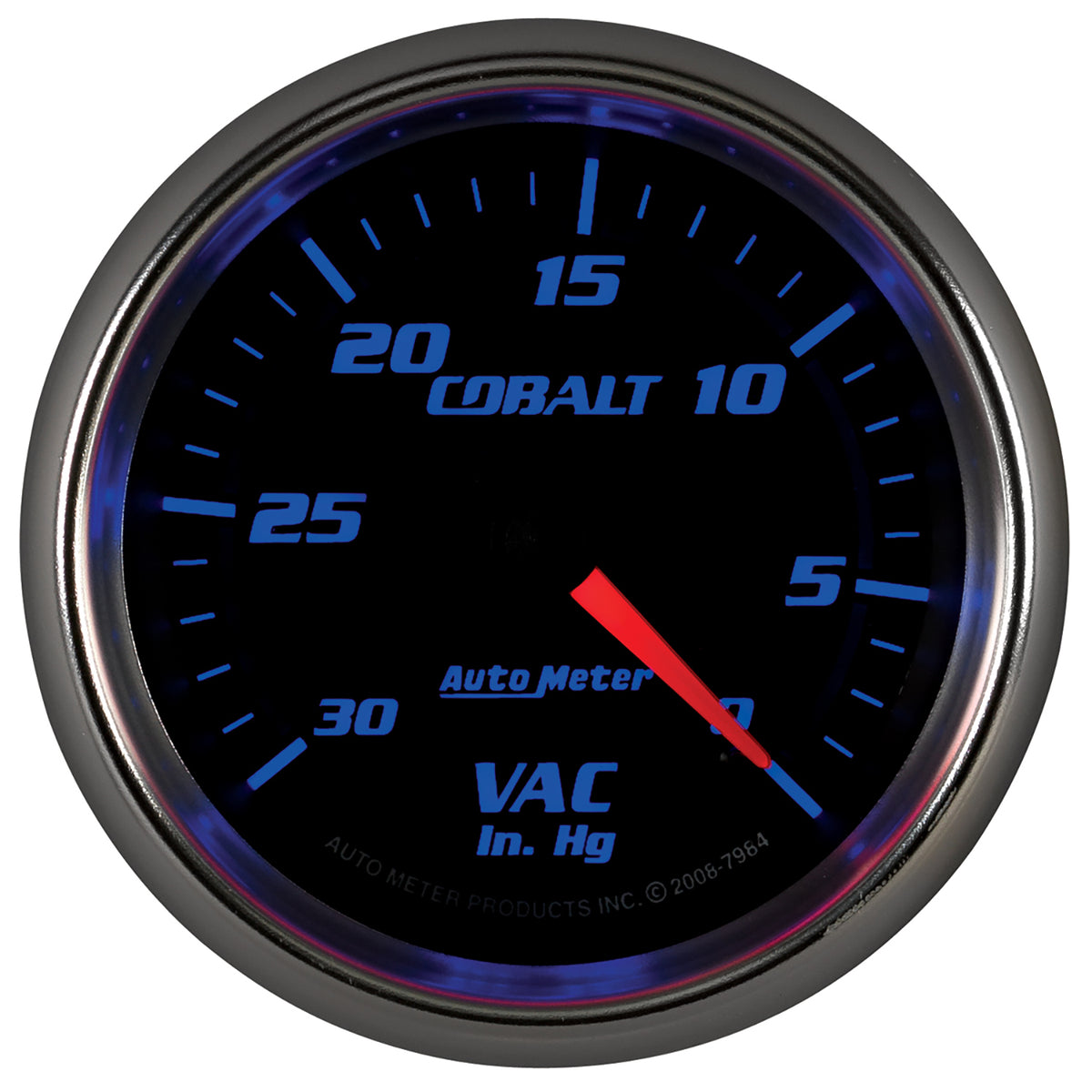 Autometer Cobalt 2-5/8in. / 0-30 IN HG / Mechanical Vacuum Gauge - 7984