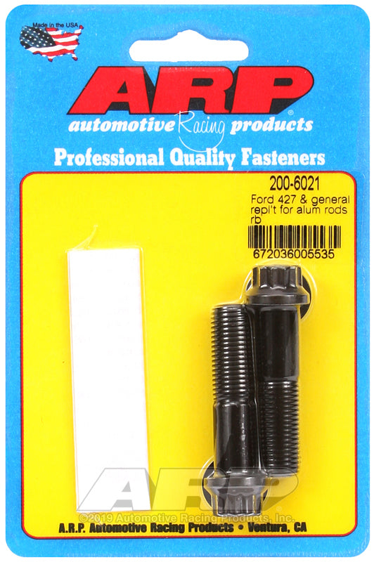 ARP Ford 427 & general repl't for alum rods, rod bolts - 200-6021
