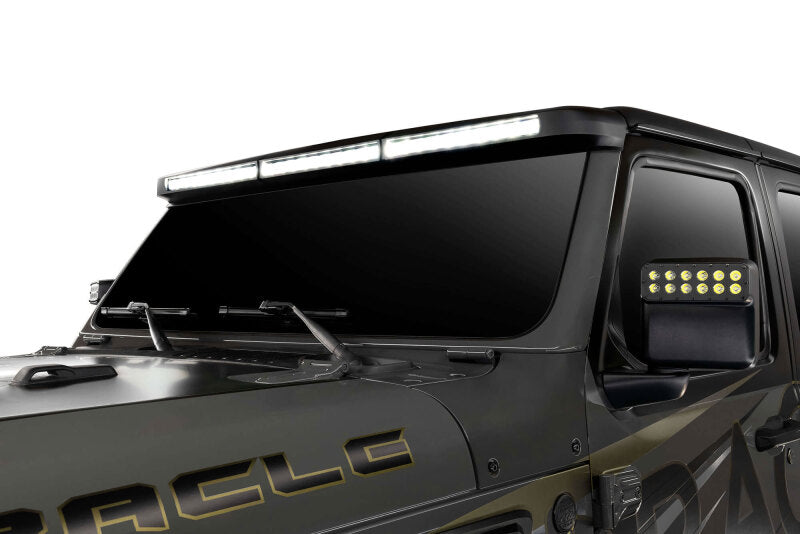 Oracle Jeep Wrangler JL/Gladiator JT Integrated Windhsiled LED Light Bar System - 5917-023