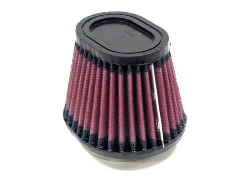 K&amp;N Filter Oval 2 7/16 inch Flange 4 1/2 inch x 3 3/4 inch Base 3 1/2 inch x 2 1/2 inch Top 3 1/2 in - RU-3780