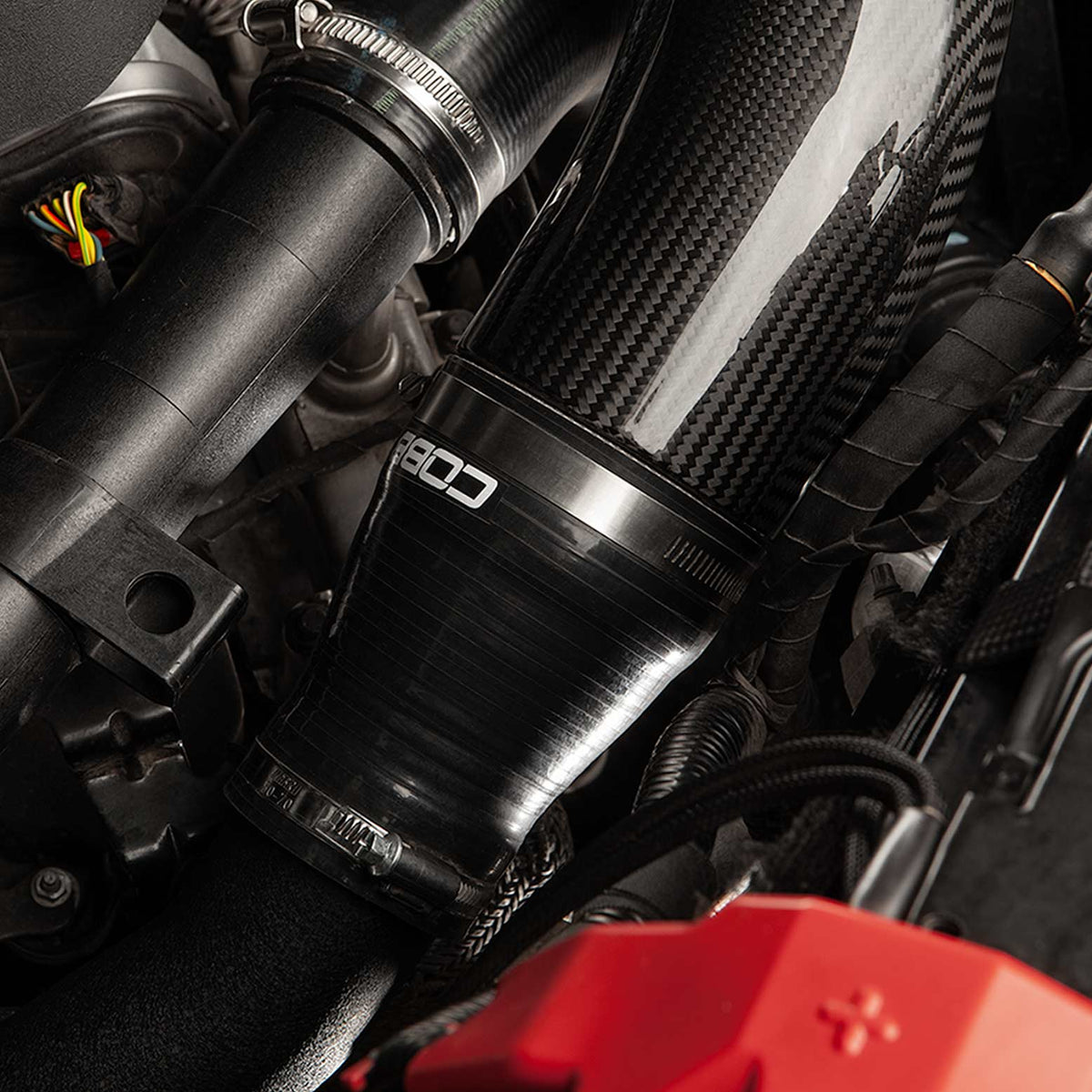 COBB - Redline Carbon Fiber Turbo Inlets for Ford F-150/Raptor (Gen3) 2021-2025 - 7F4360