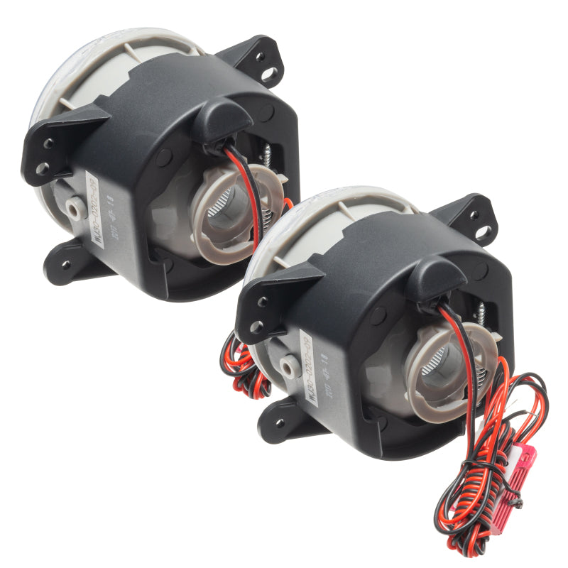 Oracle Lighting 07-09 Jeep Wrangler JK Pre-Assembled LED Halo Fog Lights -Red SEE WARRANTY - 7080-003