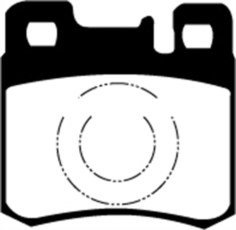 EBC 98-00 Mercedes-Benz E300 TD 3.0 TD Redstuff Rear Brake Pads - DP3846C