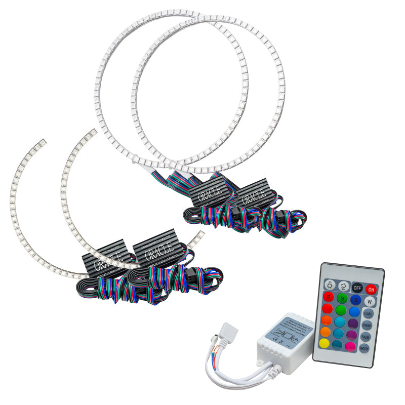Oracle Toyota Tundra 14-17 Dual Halo Kit - ColorSHIFT w/ Simple Controller SEE WARRANTY - 2381-504