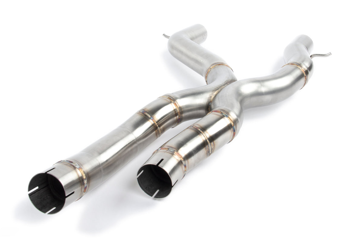 Dinan - Free Flow Axle-Back Exhaust & X-Pipe - 2019-2021 BMW M2C - D660-0082-BLK