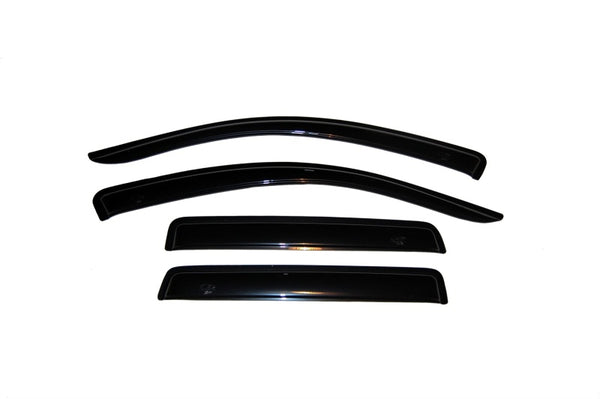 AVS 07-10 Mitsubishi Outlander Ventvisor Outside Mount Window Deflectors 4pc - Smoke - 94555 for 2007-2010 Mitsubishi Outland